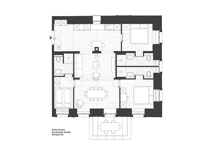 Schloss Prossen Lejlighedshotel 4*